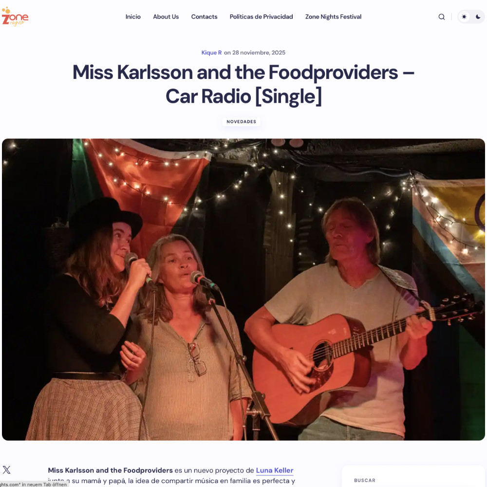 Miss-Karlsson-and-the-Food-Providers-Car-Radio Zone Night